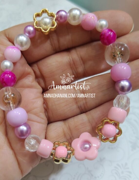 Blushing Pearl Petals Bracelet