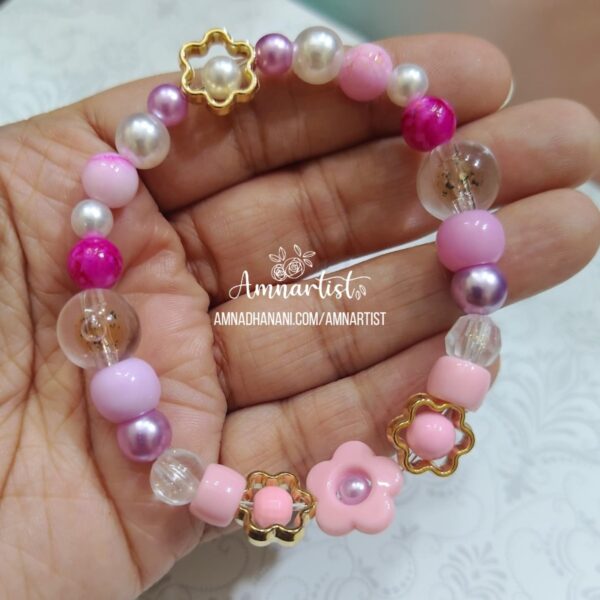 Blushing Pearl Petals Bracelet