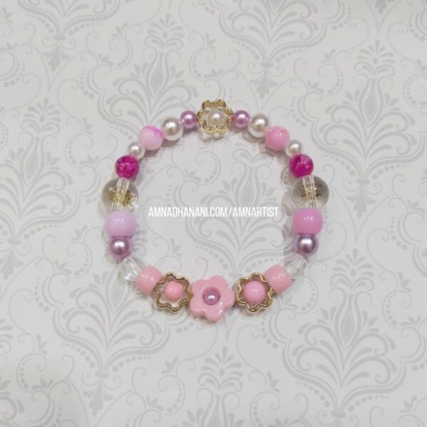 Blushing Pearl Petals Bracelet