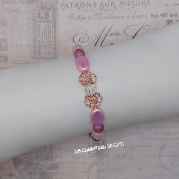 Pearly Pink Allure Bracelet