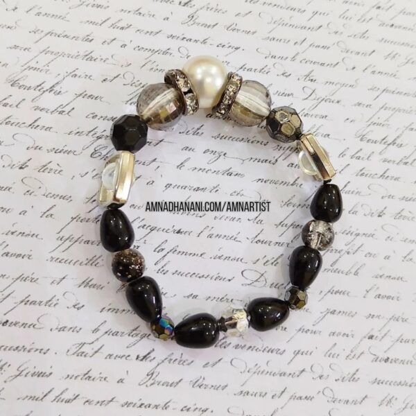 Black Shimmer Bracelet