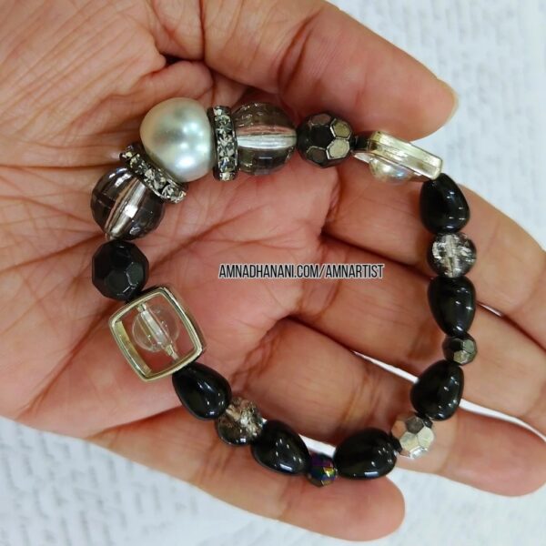 Black Shimmer Bracelet