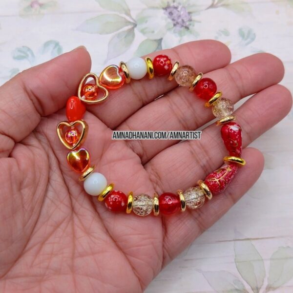 Golden Heartbeat Bracelet