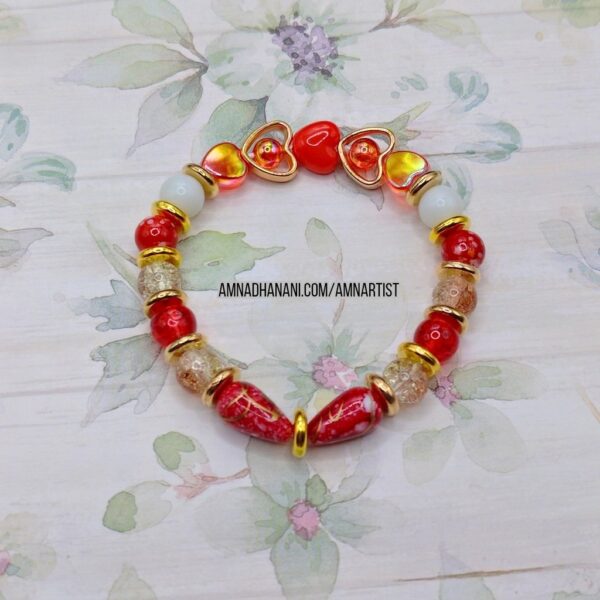 Golden Heartbeat Bracelet