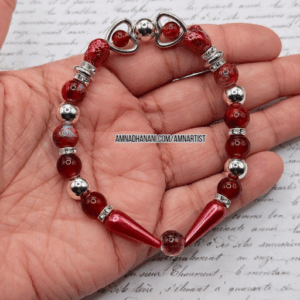 Crimson Heart Bracelet