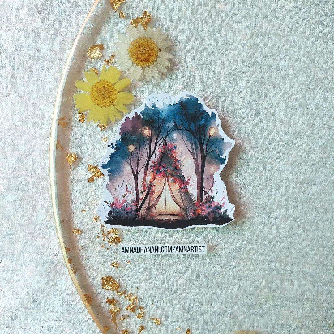 Fairyland Camp Single Sticker