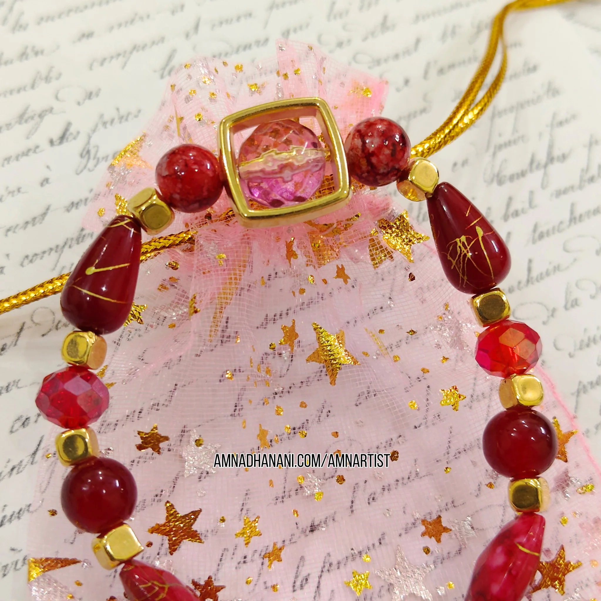 Maroon Melody Bracelet - Image 2
