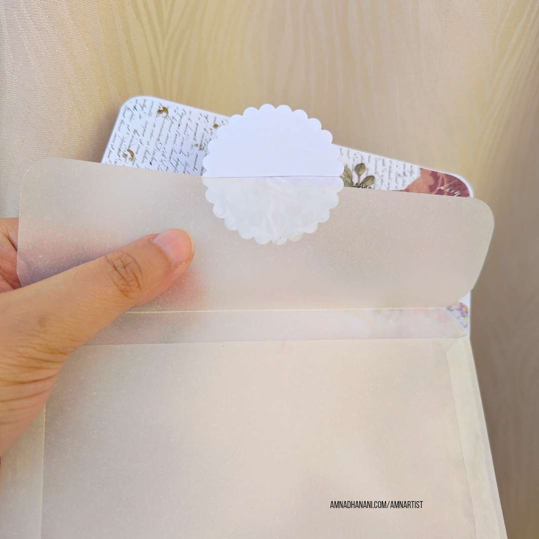 Fluttering Wishes - Handmade Collage Card - Image 6