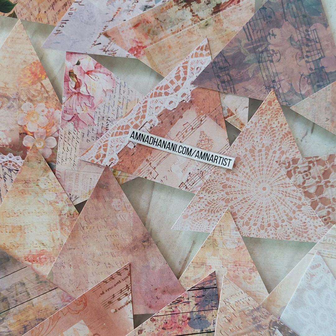 Vintage Vibe Triangles Sticker Pack