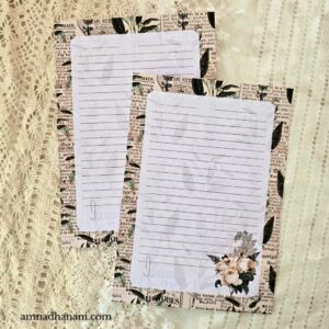 Green Ephemera Letter Papers – 2 Papers
