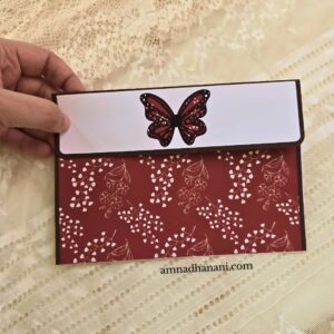 Brown Butterfly Envelope