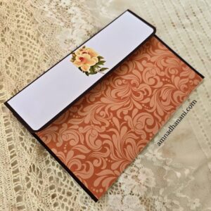 Orange Swirls Envelope