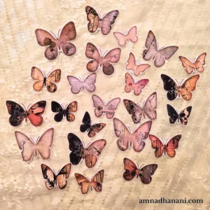 Retro Butterfly Stickers Pack Collection
